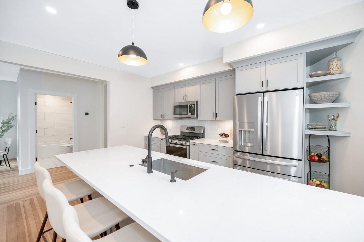 A finished NFG Construction renovation in the Greater Boston area